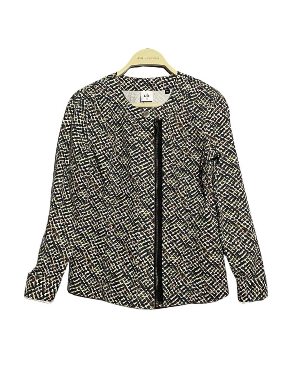 Cabi Cliffside Coat Business Jacket Suit Women Size XS Zip Moto Biker Retro 5099